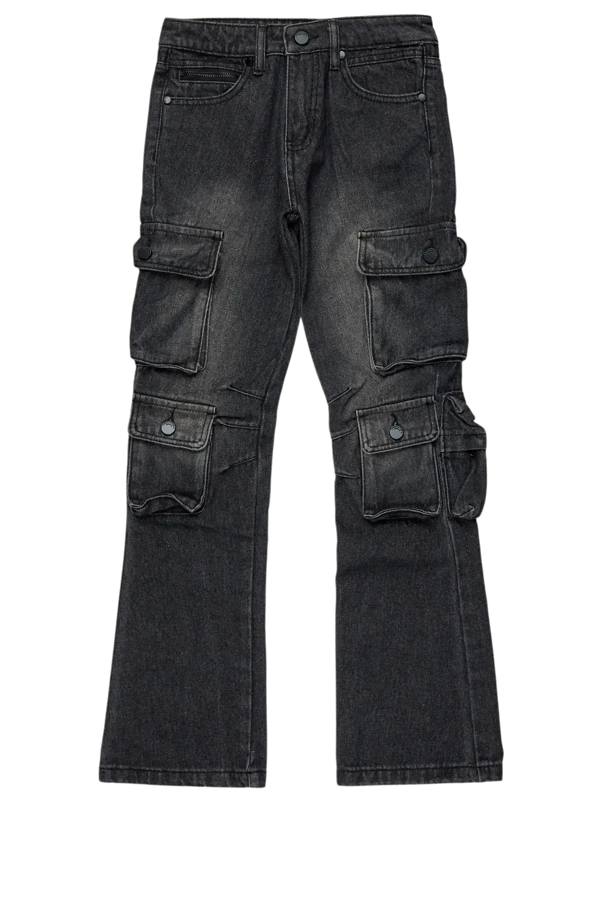 Boys Cortie Black Baggy Fit Jean