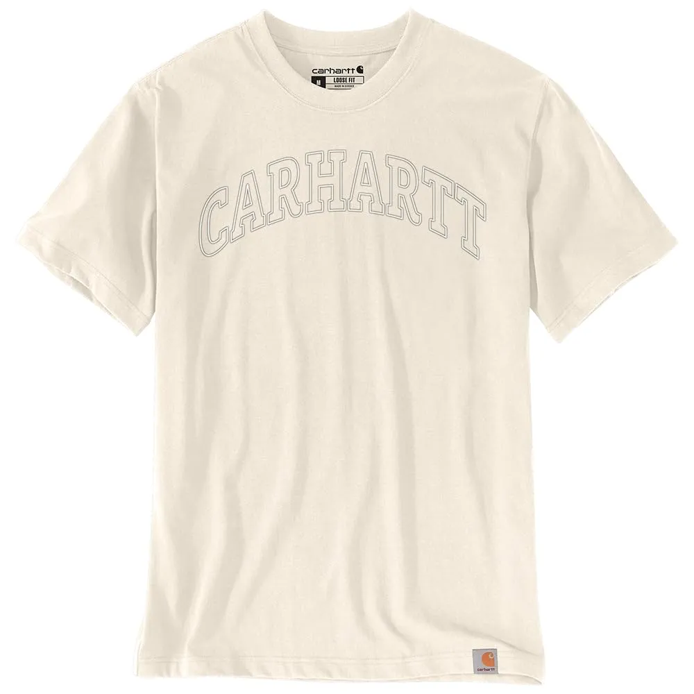 Carhartt 106156 Men's Relaxed Fit Heavyweight Short-Sleeve Logo Graphic T-Shirt