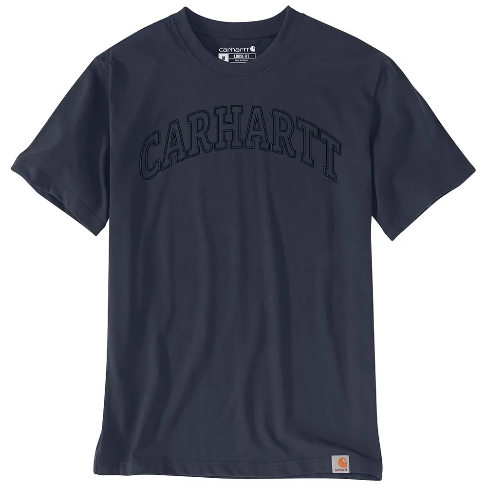 Carhartt 106156 Men's Relaxed Fit Heavyweight Short-Sleeve Logo Graphic T-Shirt