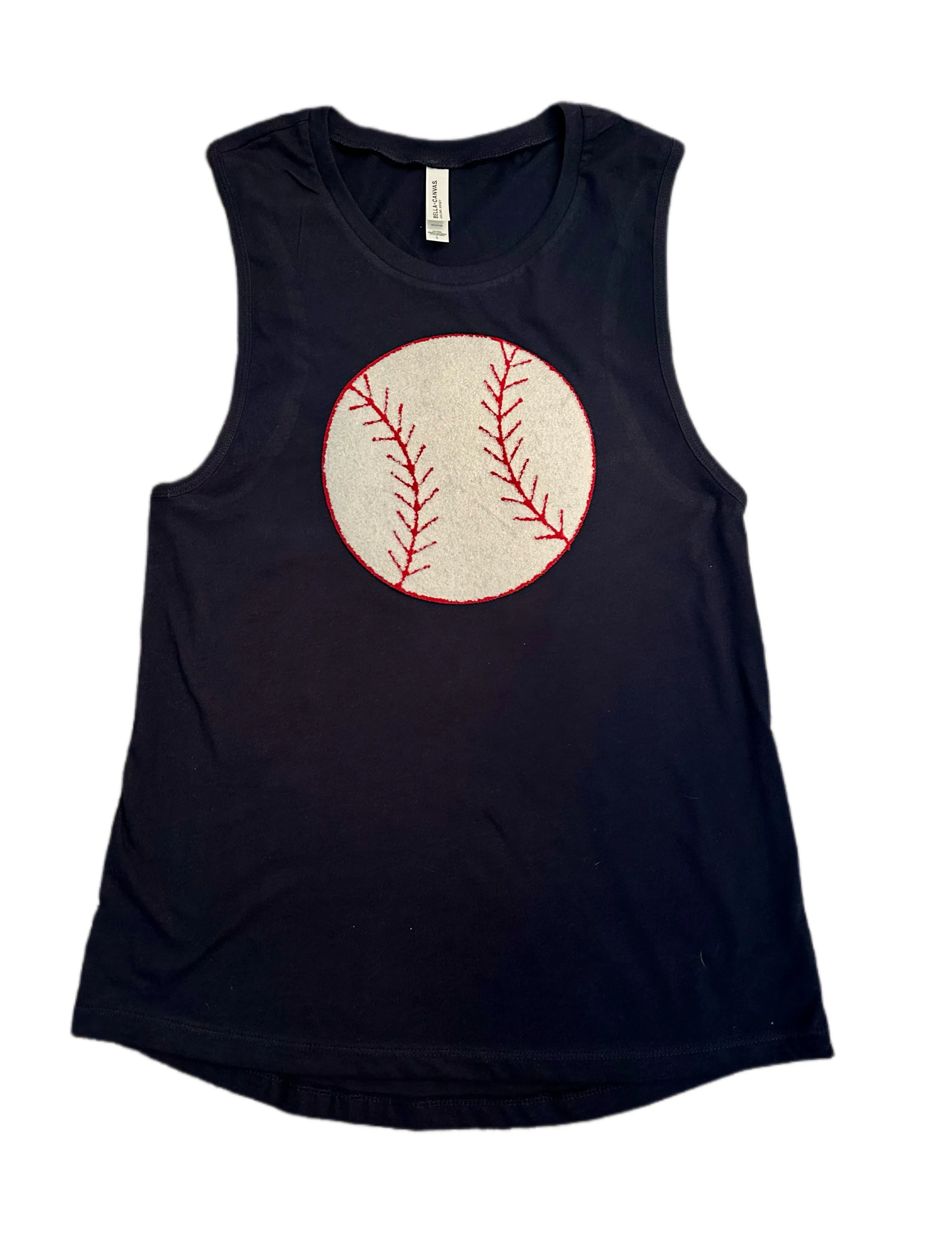 Chenille Patch Baseball Tanks