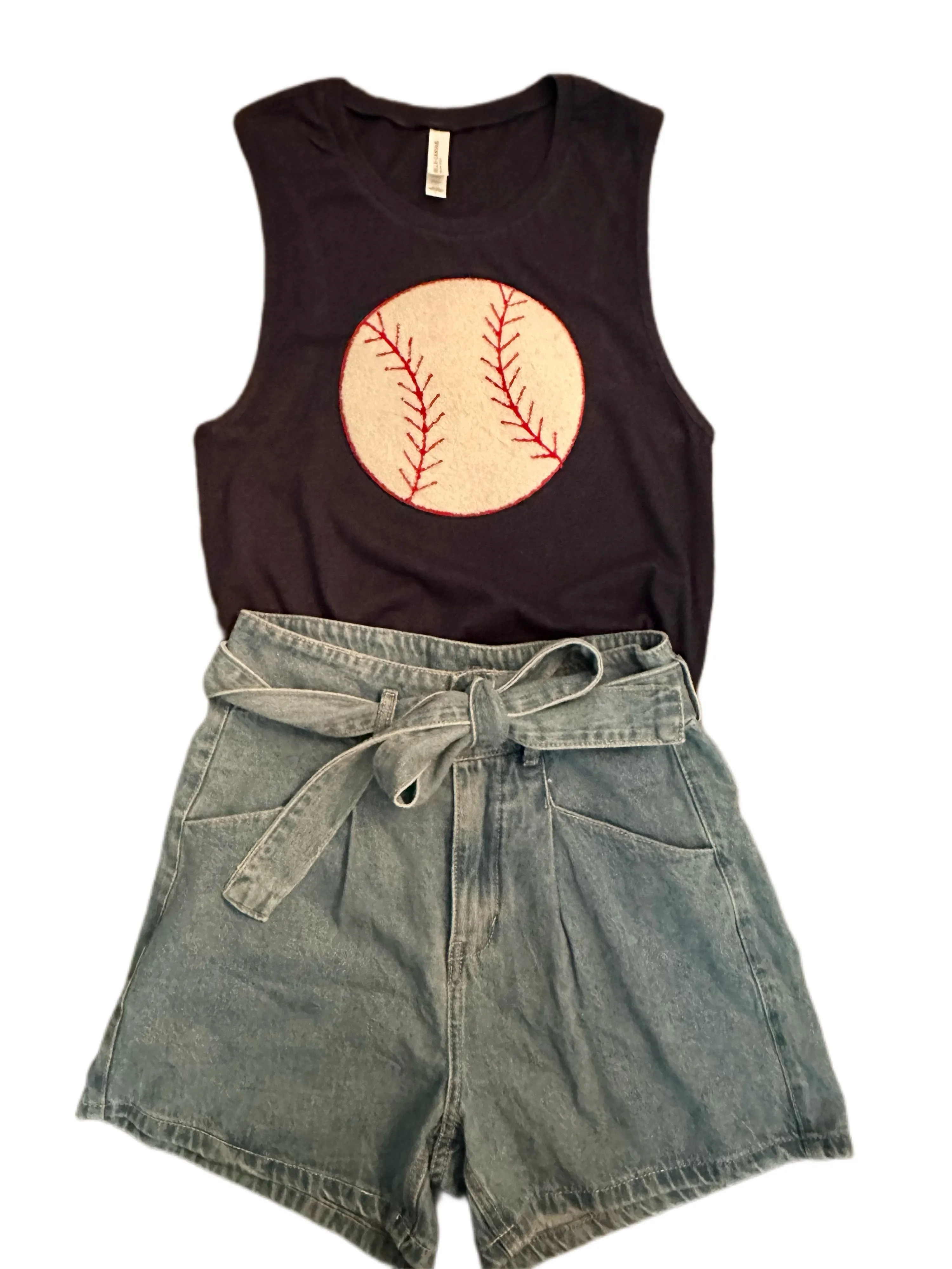 Chenille Patch Baseball Tanks