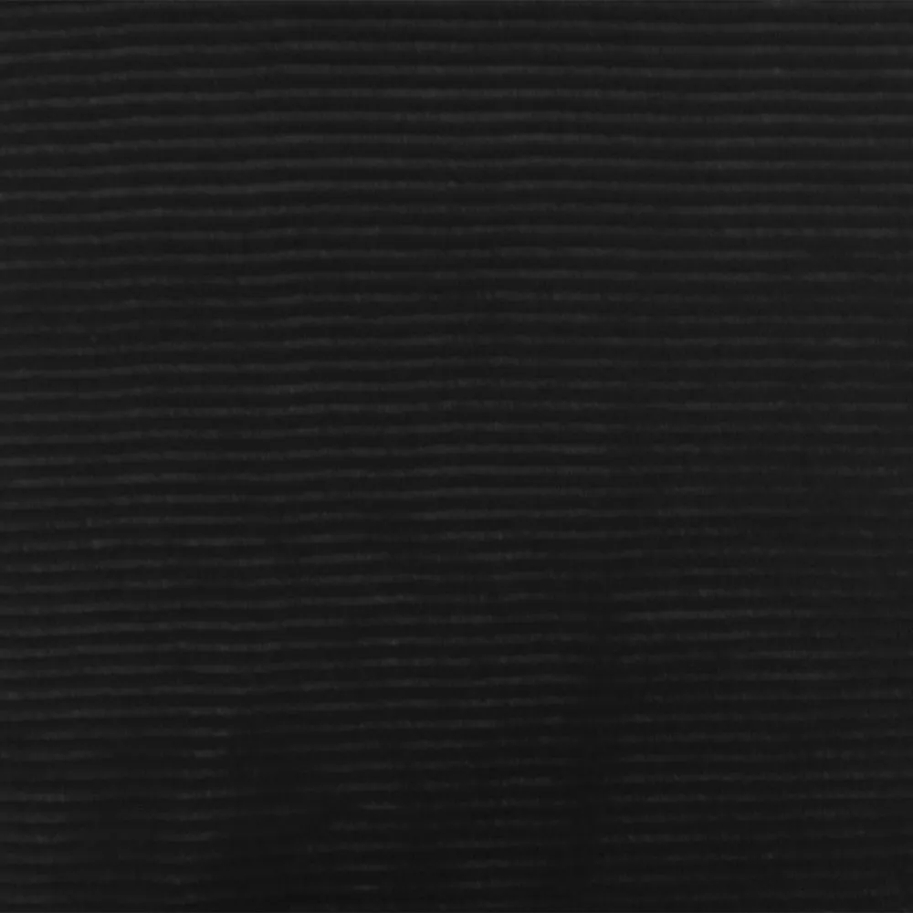 Classic Black 3D Stripe Stretch Semi-Sheer Knit Fabric