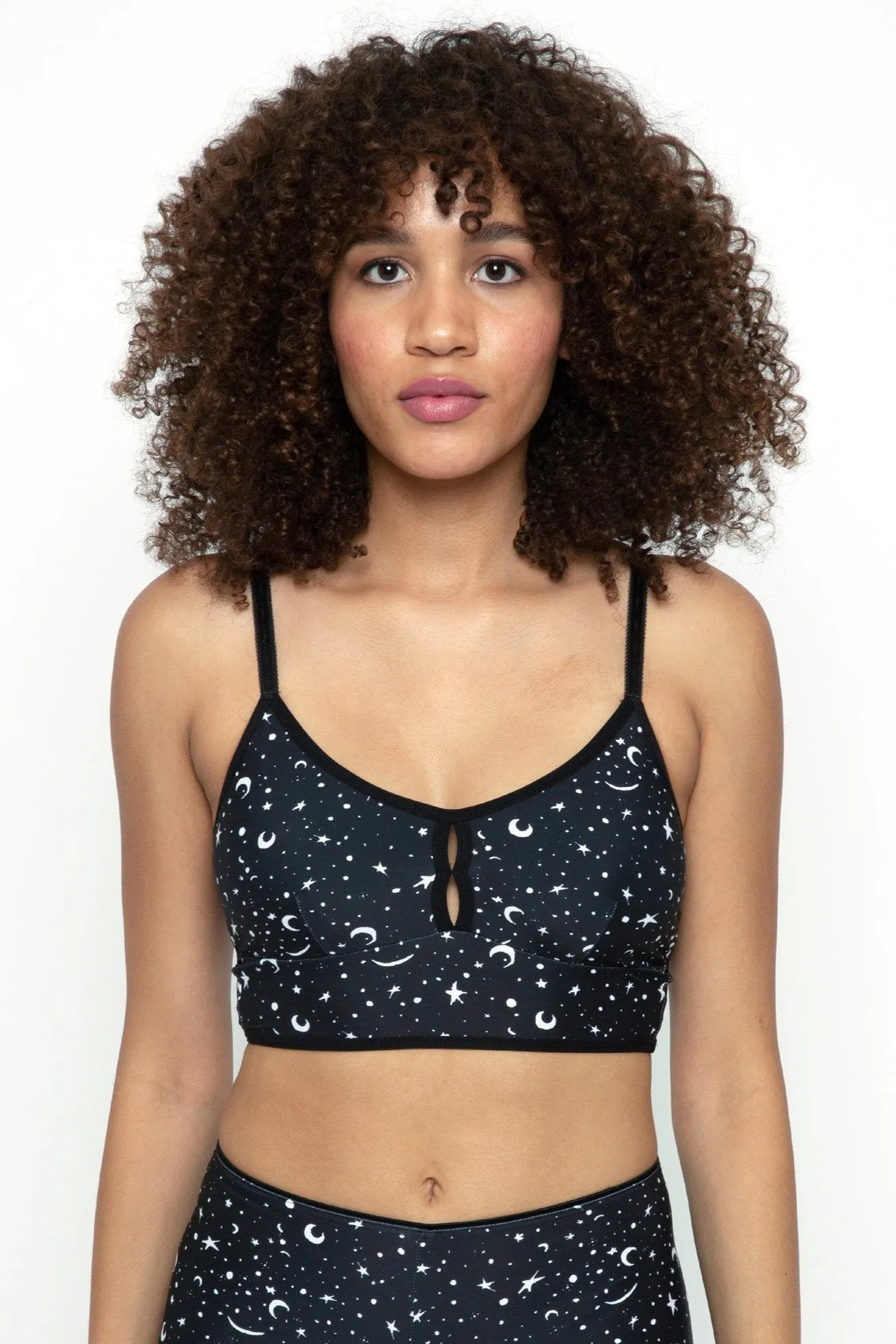 Classic bralet in Moon and Stars