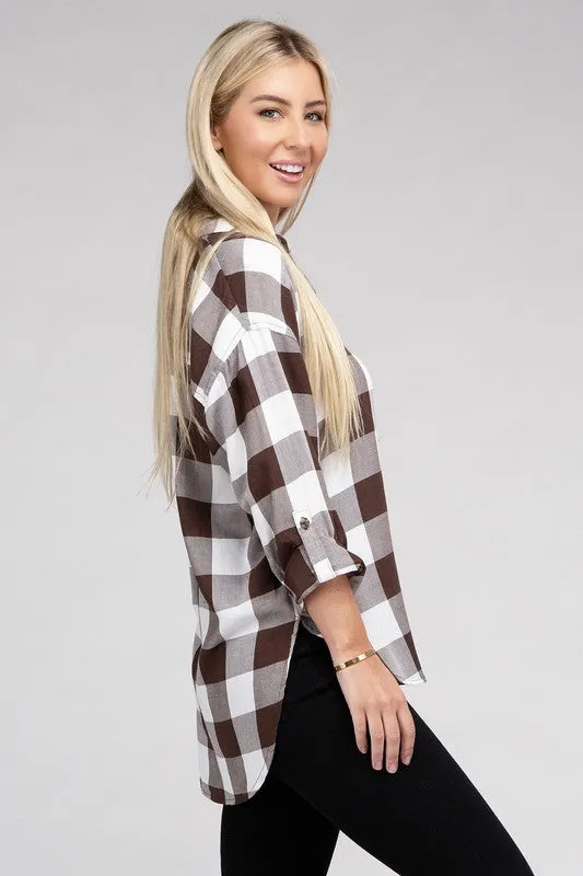 Classic Plaid Flannel Shirt