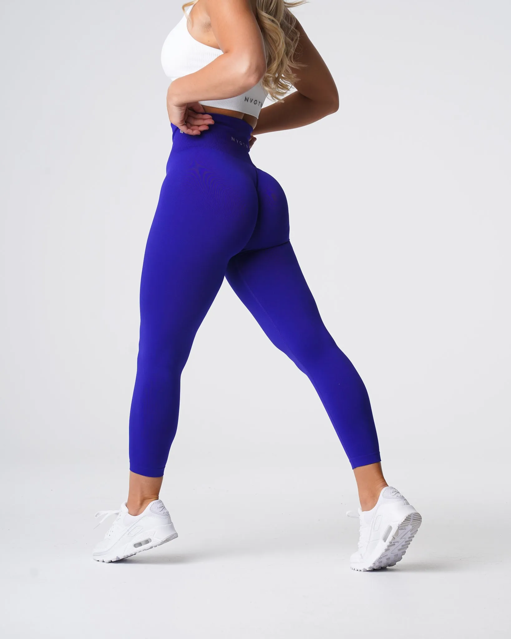 Cobalt Solid Seamless Leggings