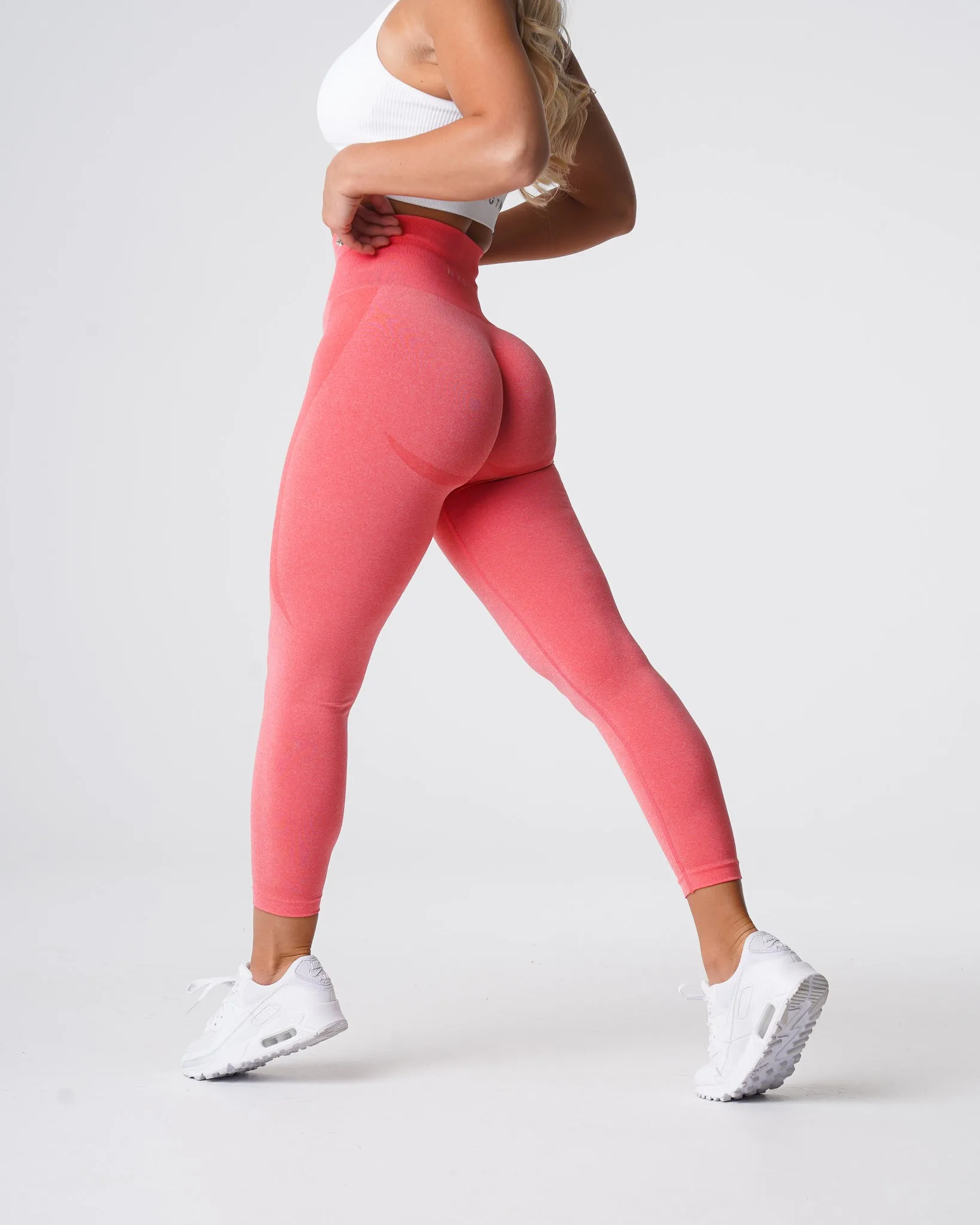 Coral Contour Seamless Leggings