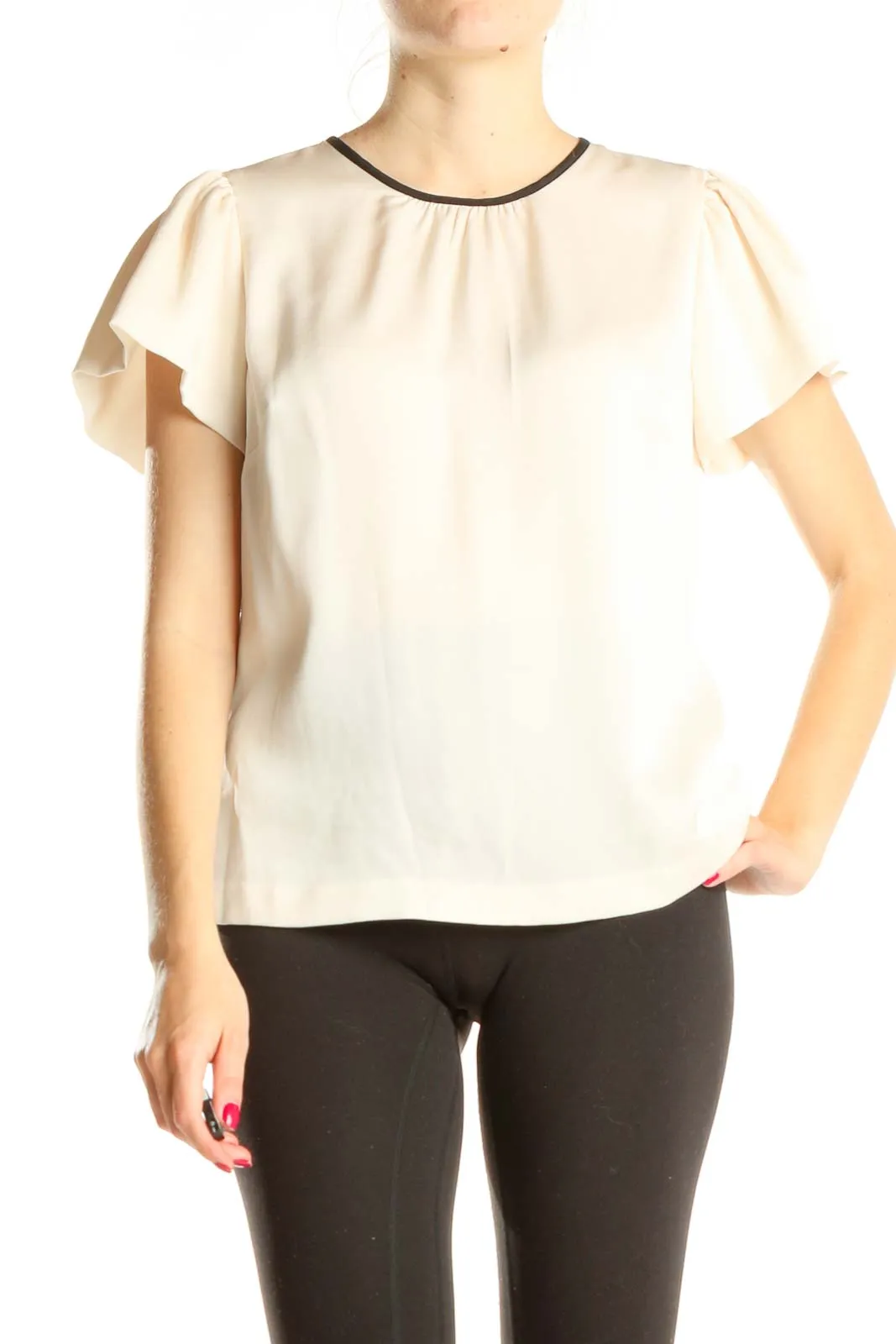 Cream Classic Chic Blouse