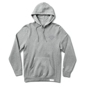 Diamond Supply Co Micro Brilliant Hoodie Heather Grey