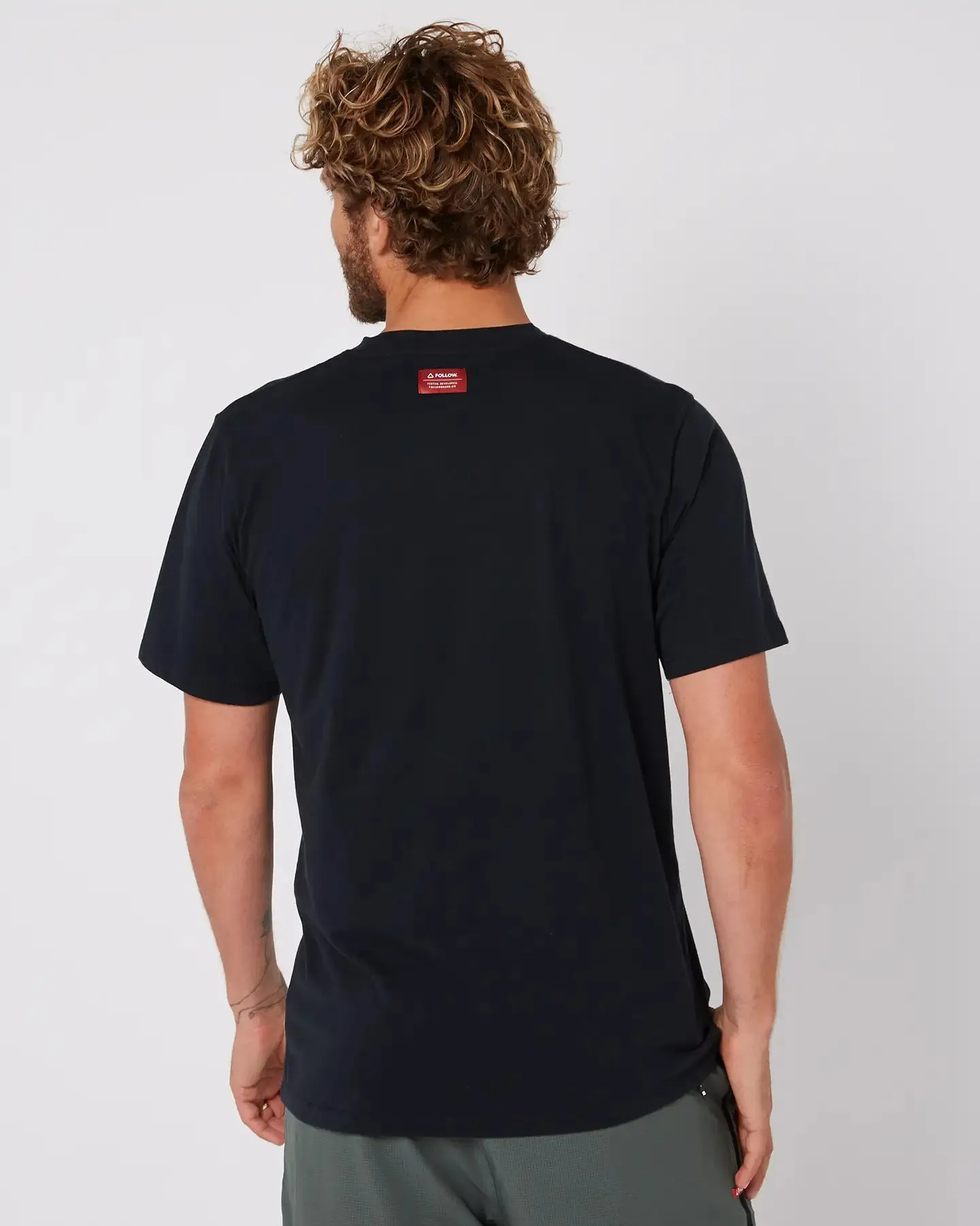 Follow Logo Tee - Black