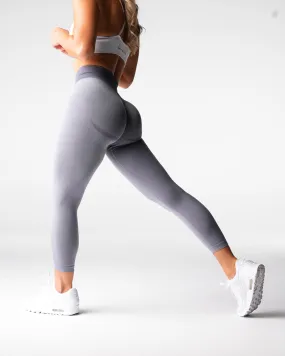 Grey Knockout Seamless Leggings