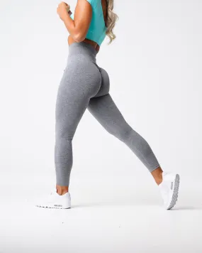 Grey Scrunch Seamless Leggings