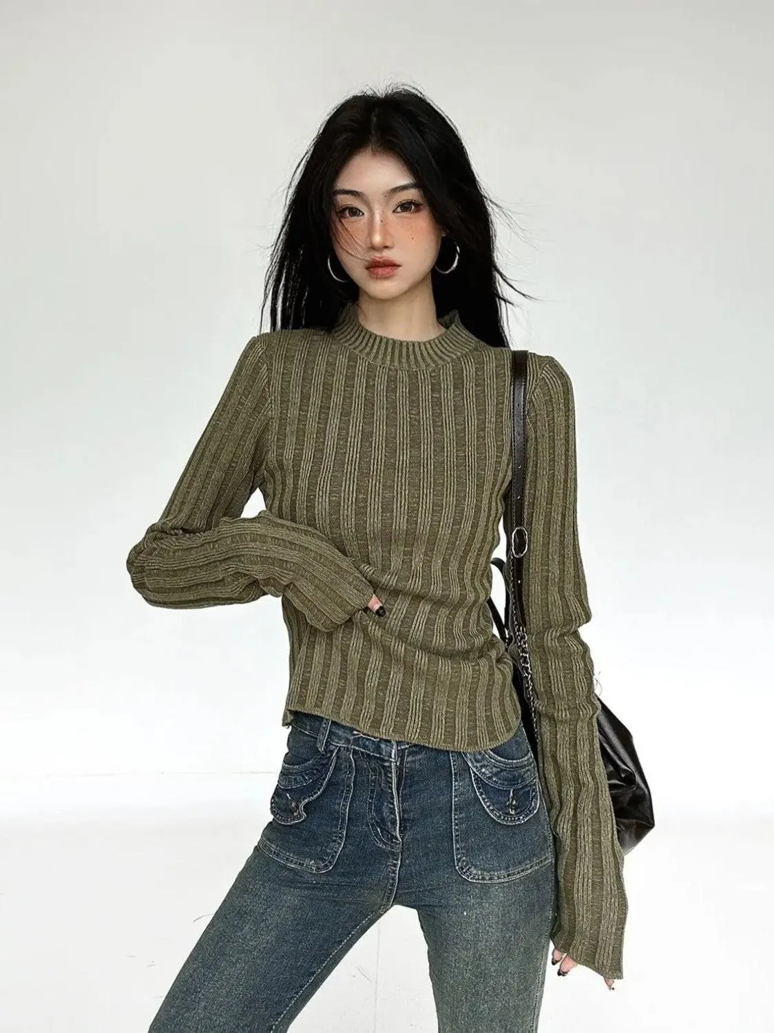 Grunge Slim Fit Sweater