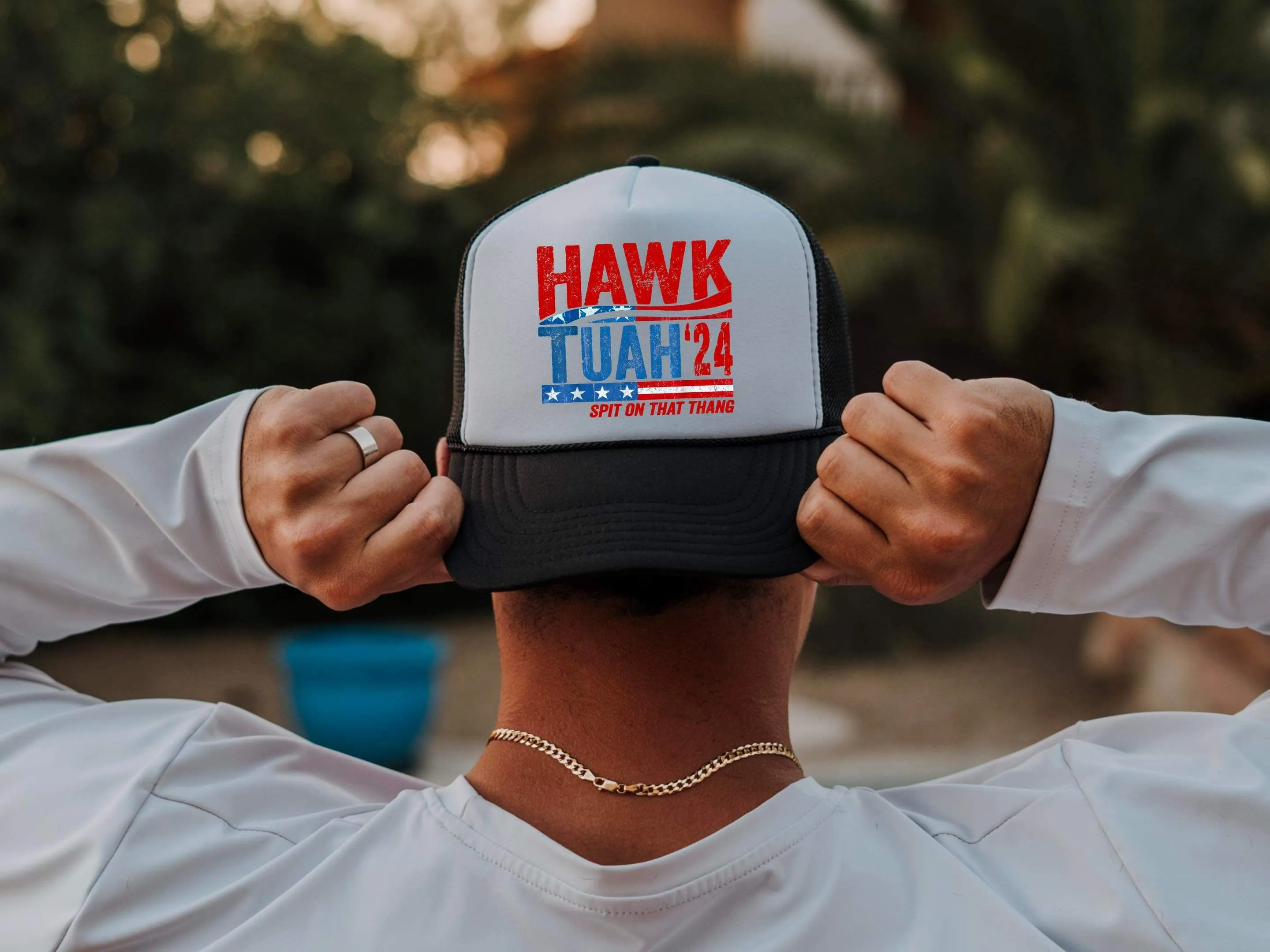 Hawk Tuah '24 Graphic T-Shirt/Tank Top/Trucker Hat