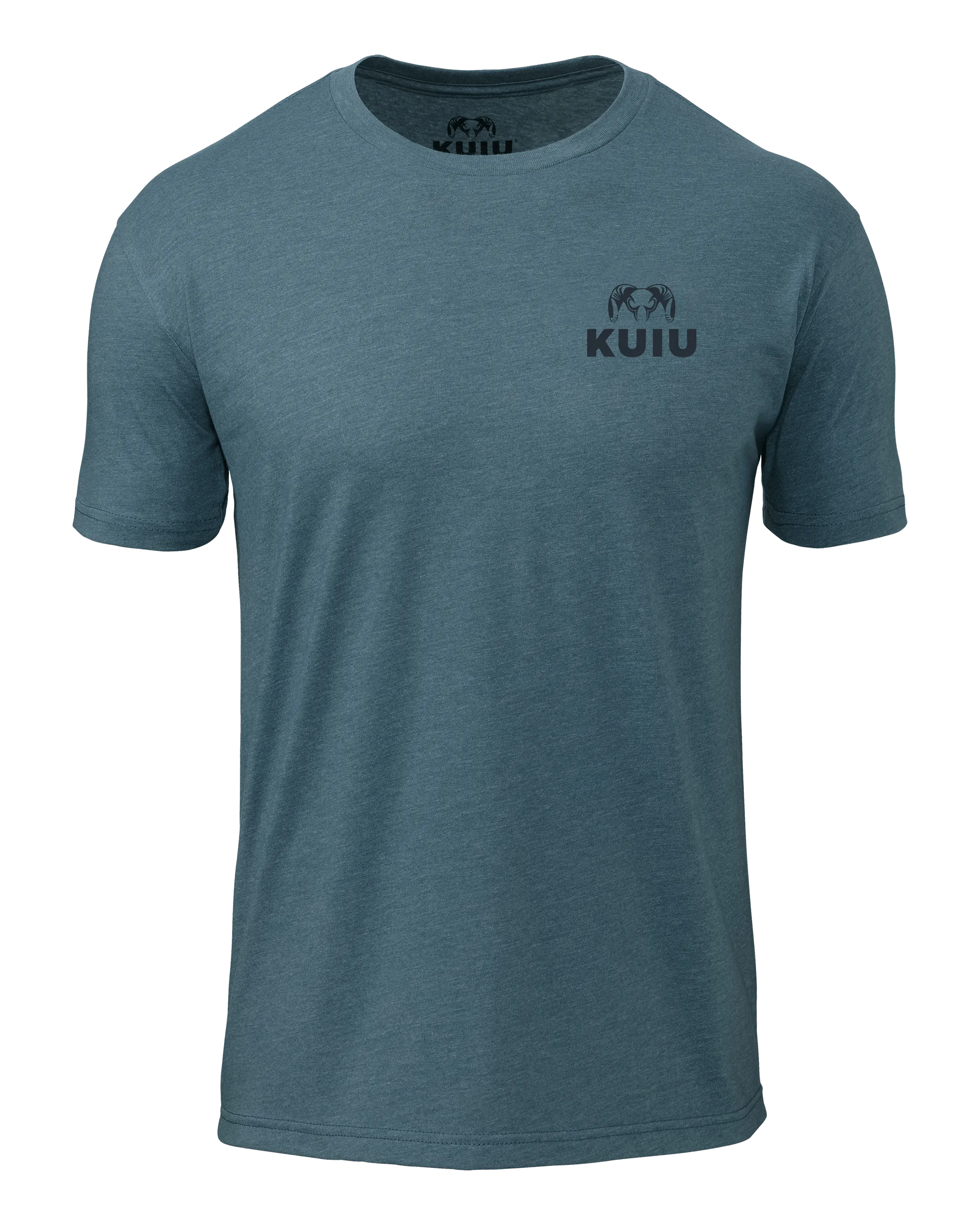 KUIU Distressed Vertical Flag T-Shirt | Indigo