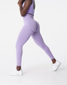 Lilac Curve Seamless Leggings