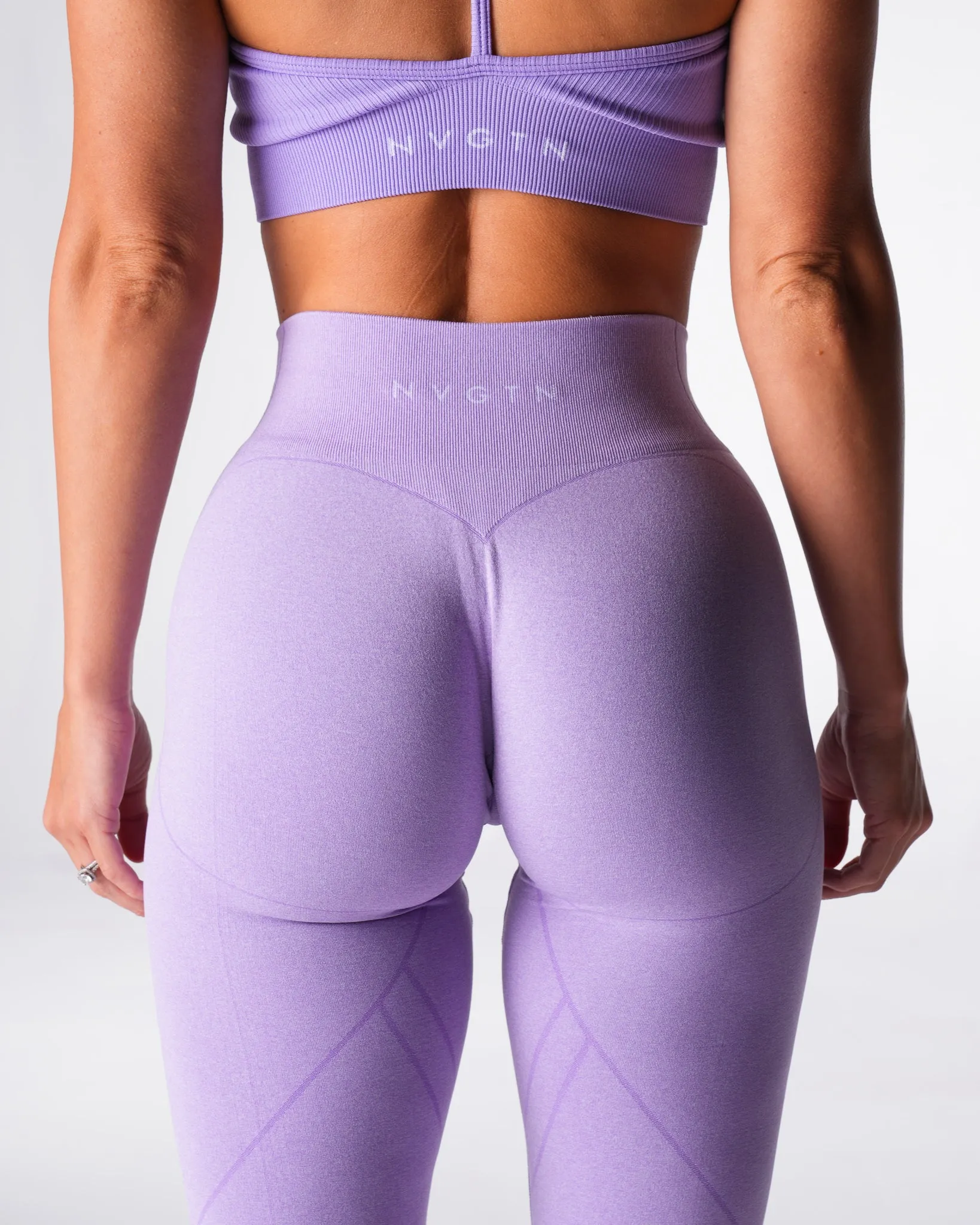 Lilac Geo Seamless Leggings