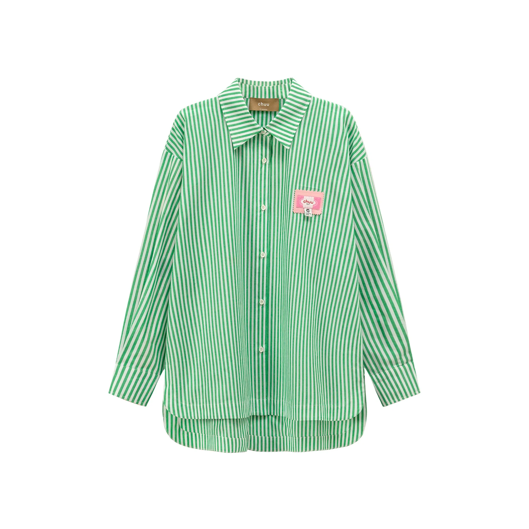 Made By Chuu Button Striped Shirt