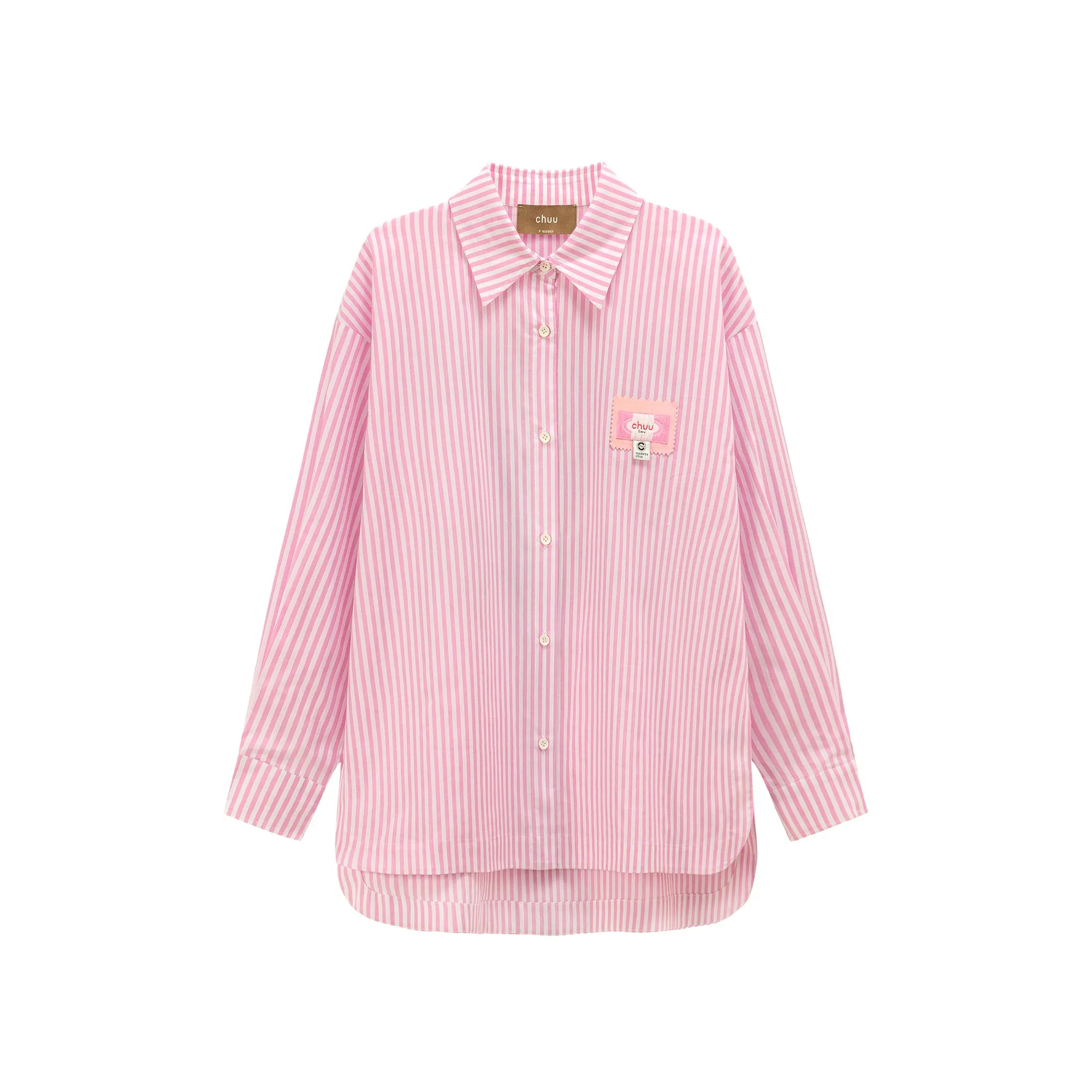 Made By Chuu Button Striped Shirt