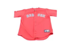 Majestic David Ortiz Red Boston Red Sox Jersey