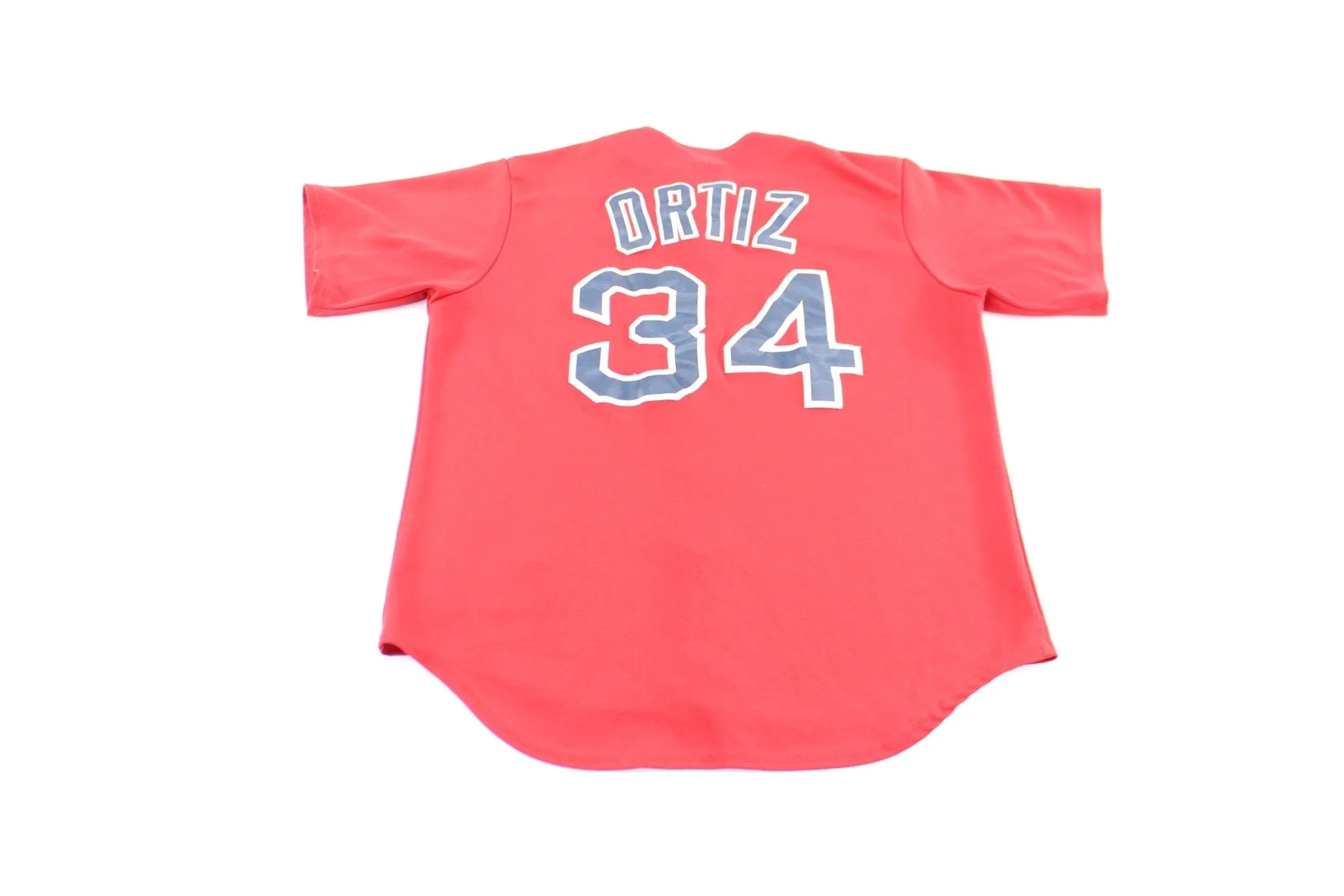 Majestic David Ortiz Red Boston Red Sox Jersey