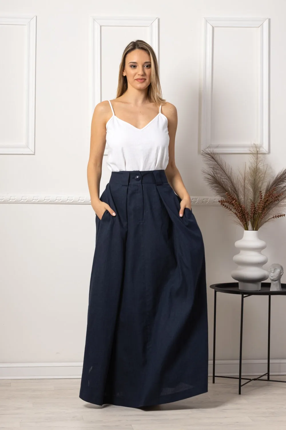 Minimalist Long Bohemian Skirt