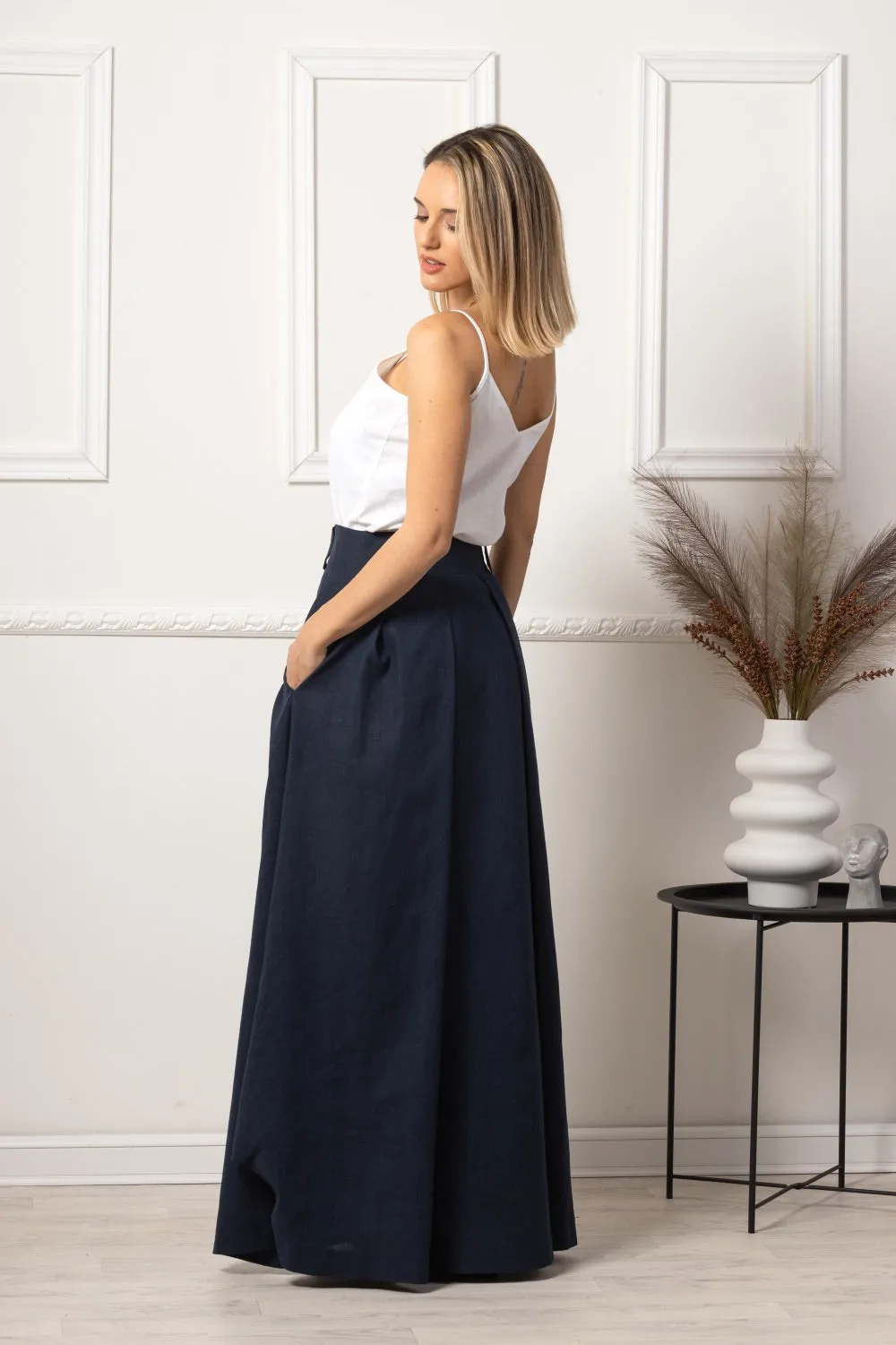 Minimalist Long Bohemian Skirt