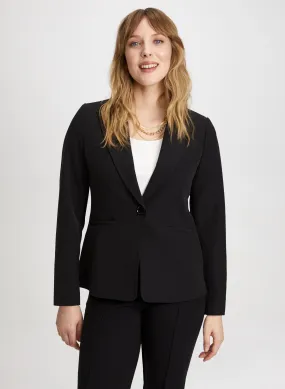 Notched Collar Blazer