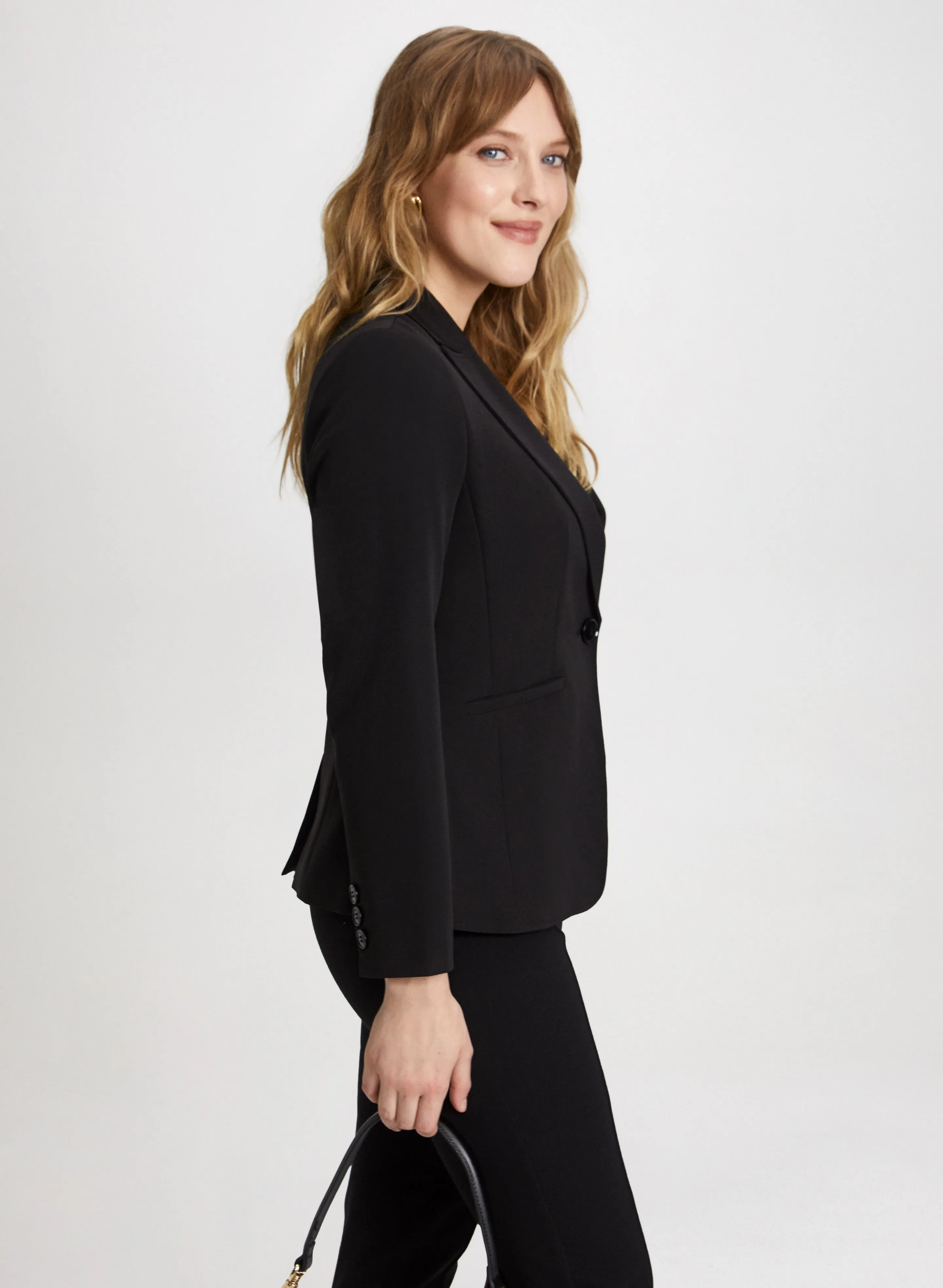 Notched Collar Blazer