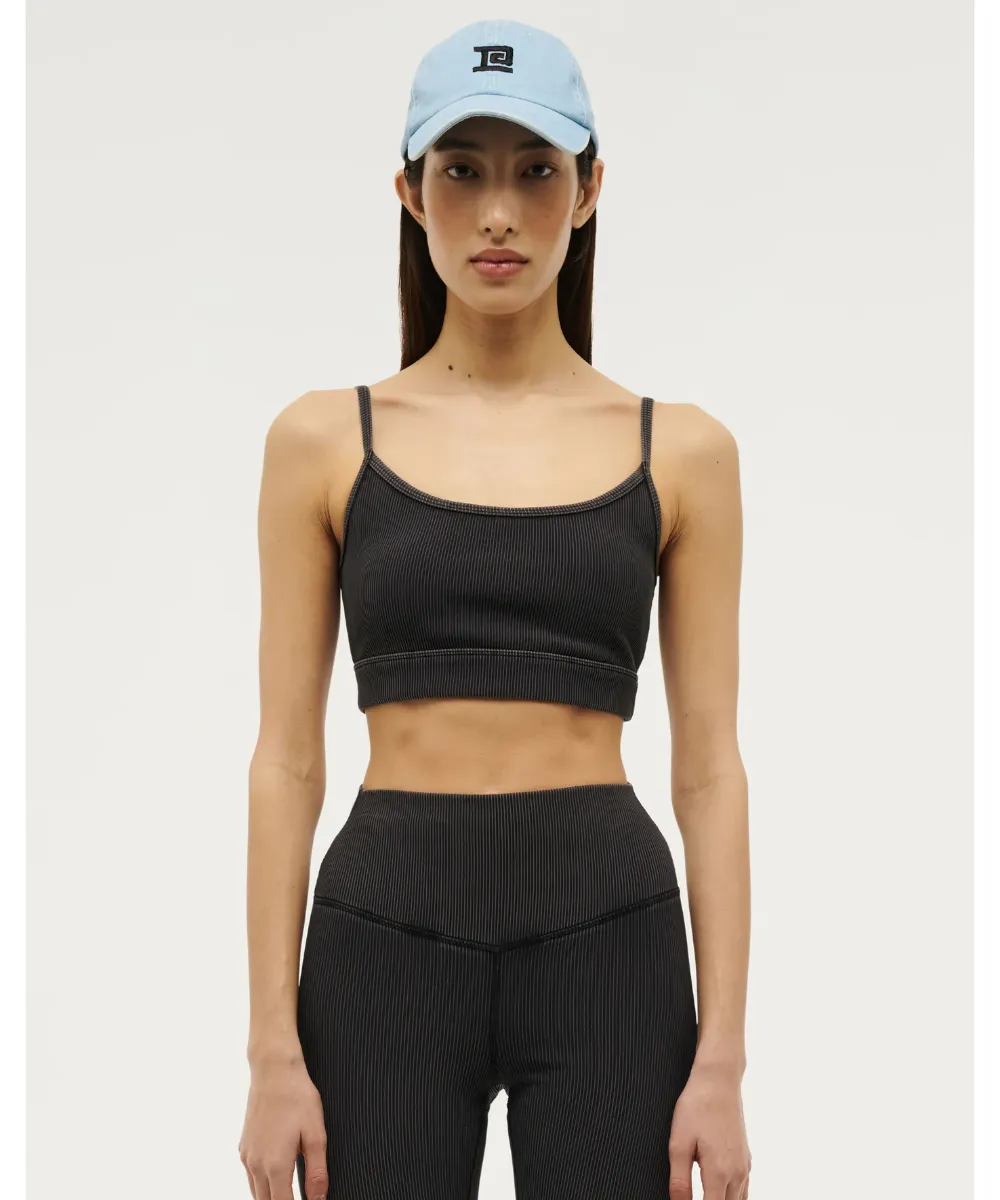 P.E Nation Actualise Sports Bra (Washed Black)