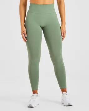 Power Seamless Leggings - Olive