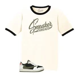 Retro 1 Olive St Logo Ringer Shirt