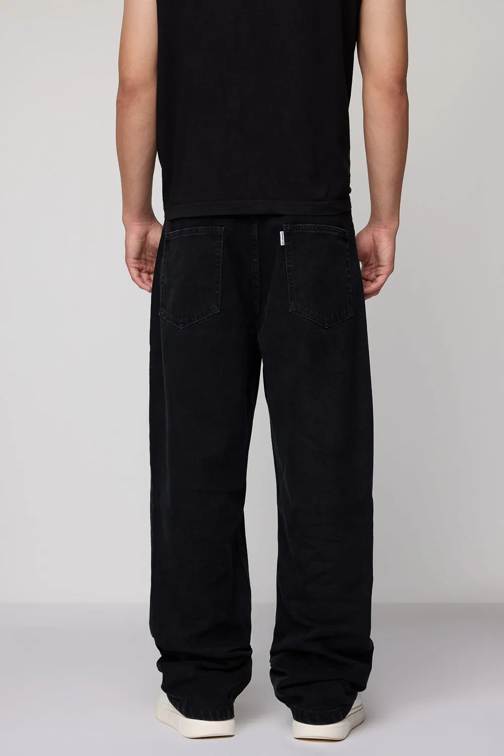 Shaded Black Men's Baggy Fit Jeans