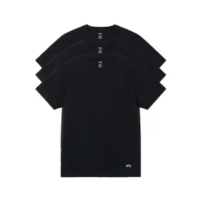 Stüssy - Undershirt 3 Pack - (Black)