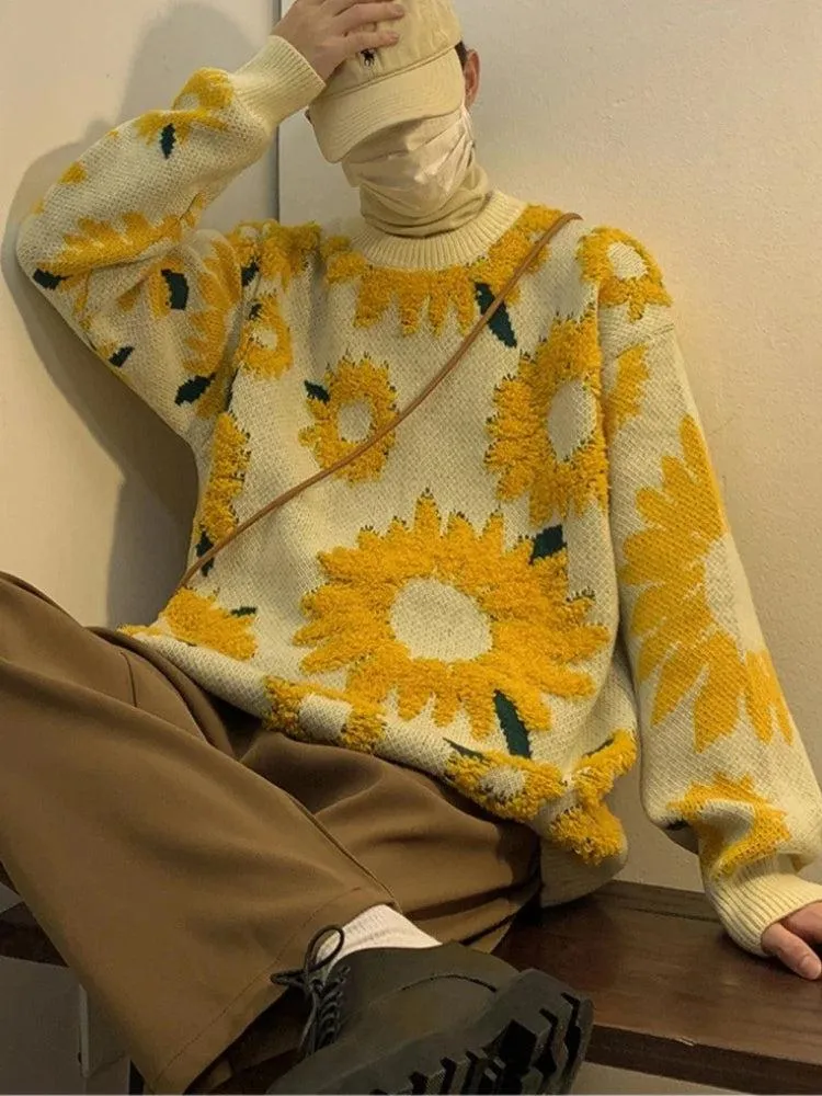 Sunflower Knitted Sweater