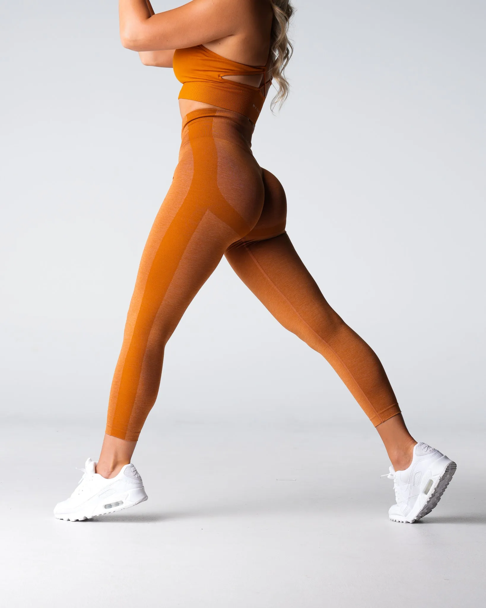 Terracotta Performance Seamless Leggings