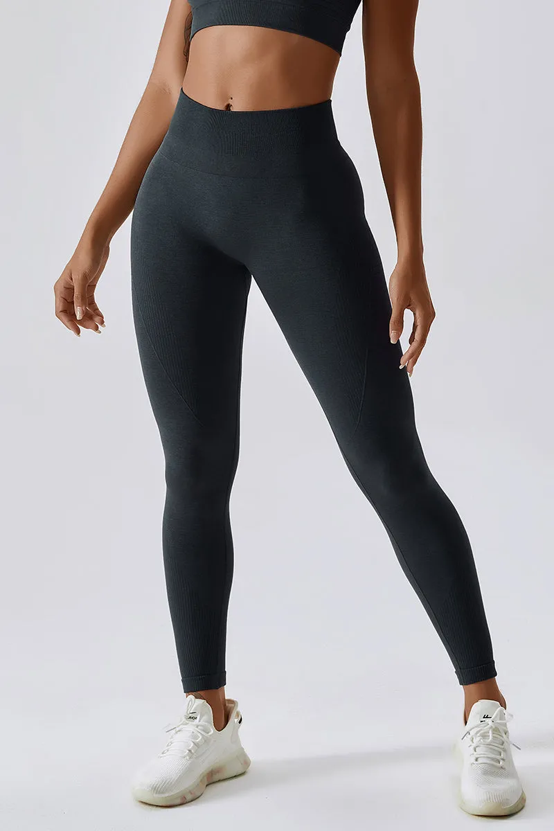 Textured Seamless Scrunch Leggings