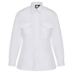 The Classic L/S Pilot Blouse | White