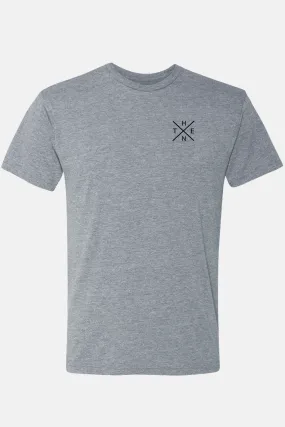 Thenx Grey Tees (X Logo)