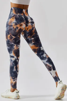 Tie Dye Scrunch Bum Leggings