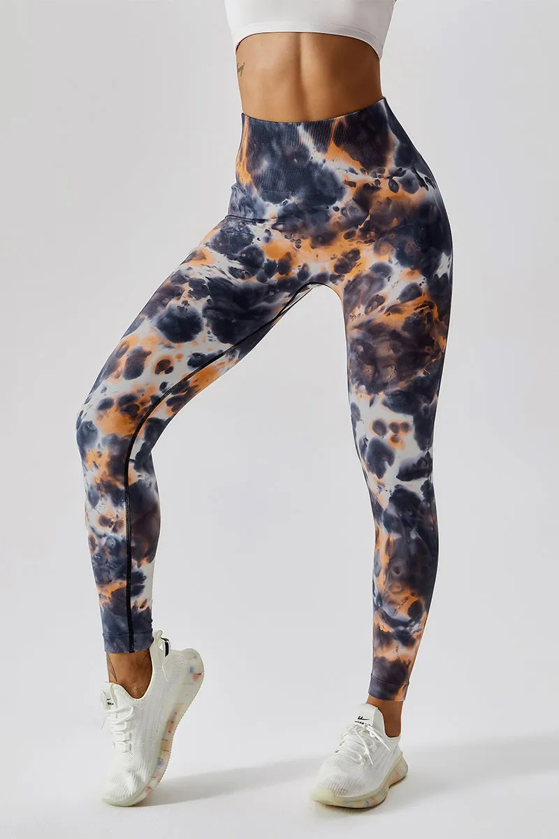 Tie Dye Scrunch Bum Leggings