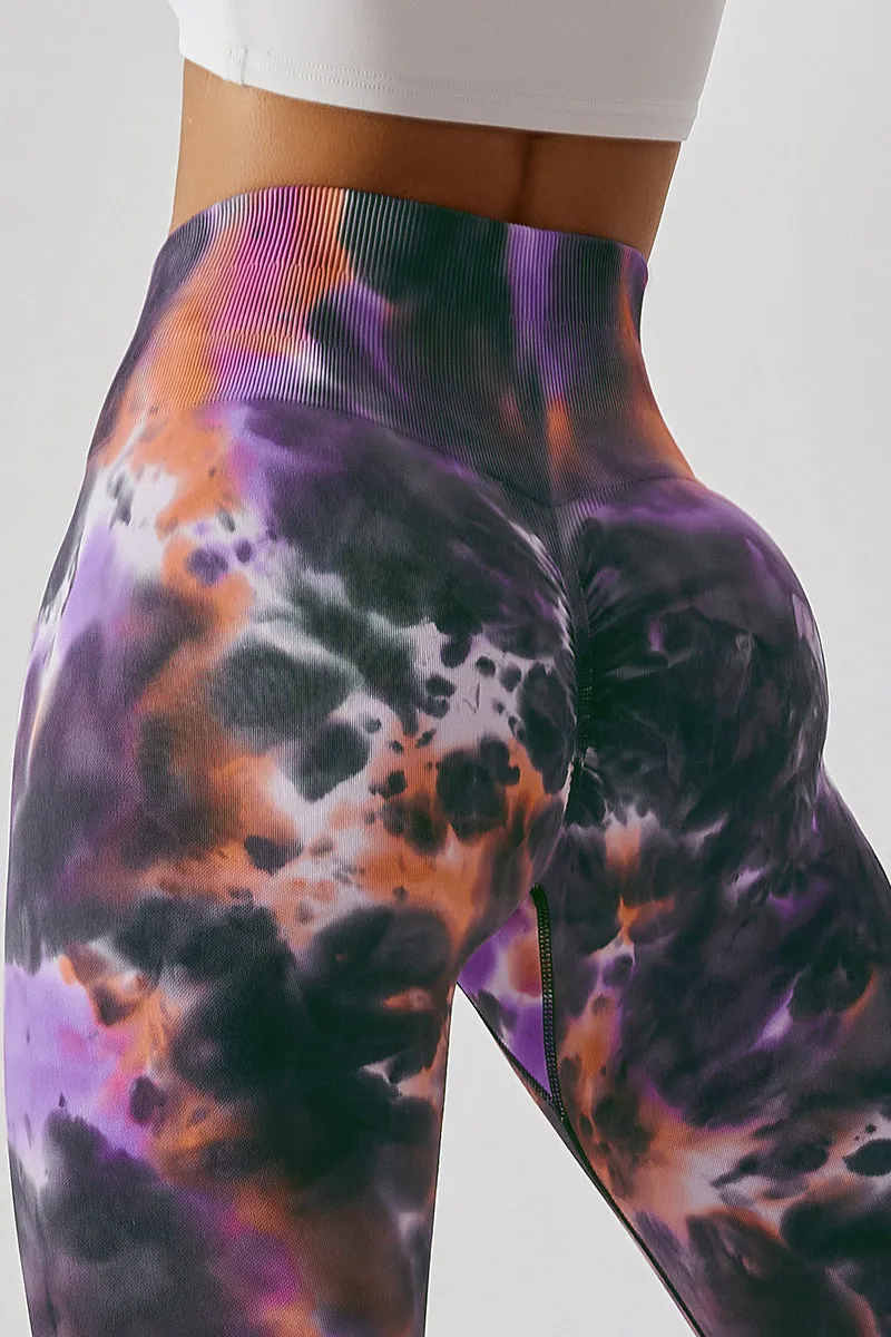 Tie Dye Scrunch Bum Leggings