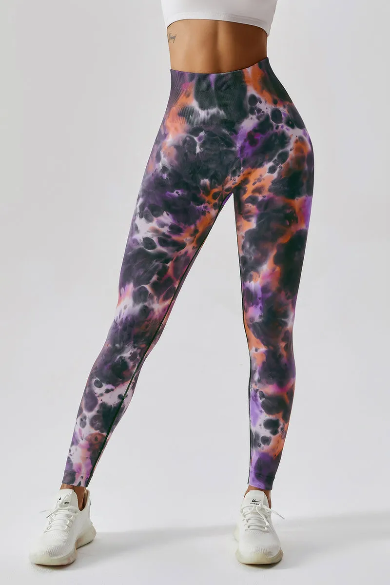 Tie Dye Scrunch Bum Leggings