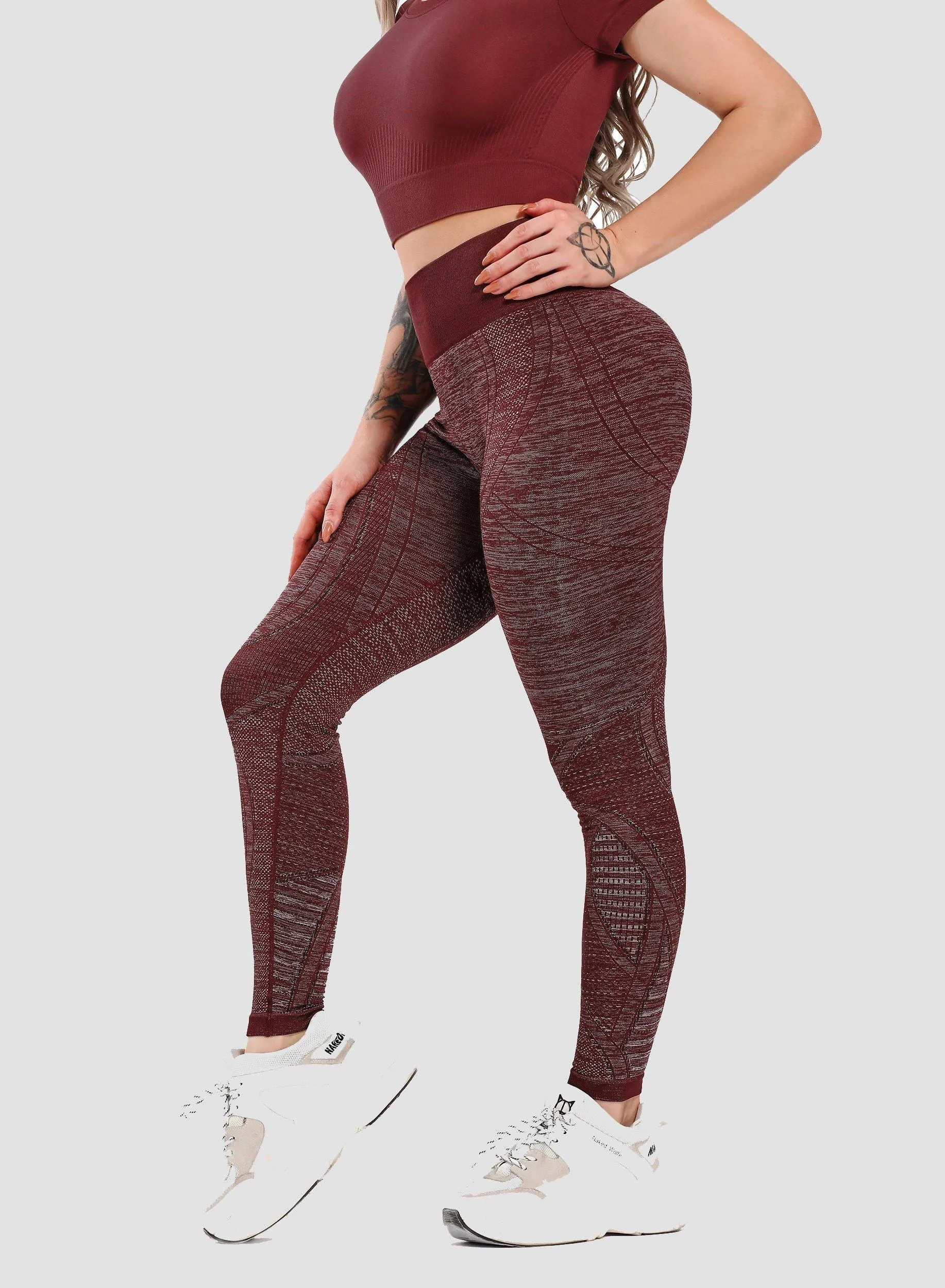 Women Breathable Seamless Sports Leggings