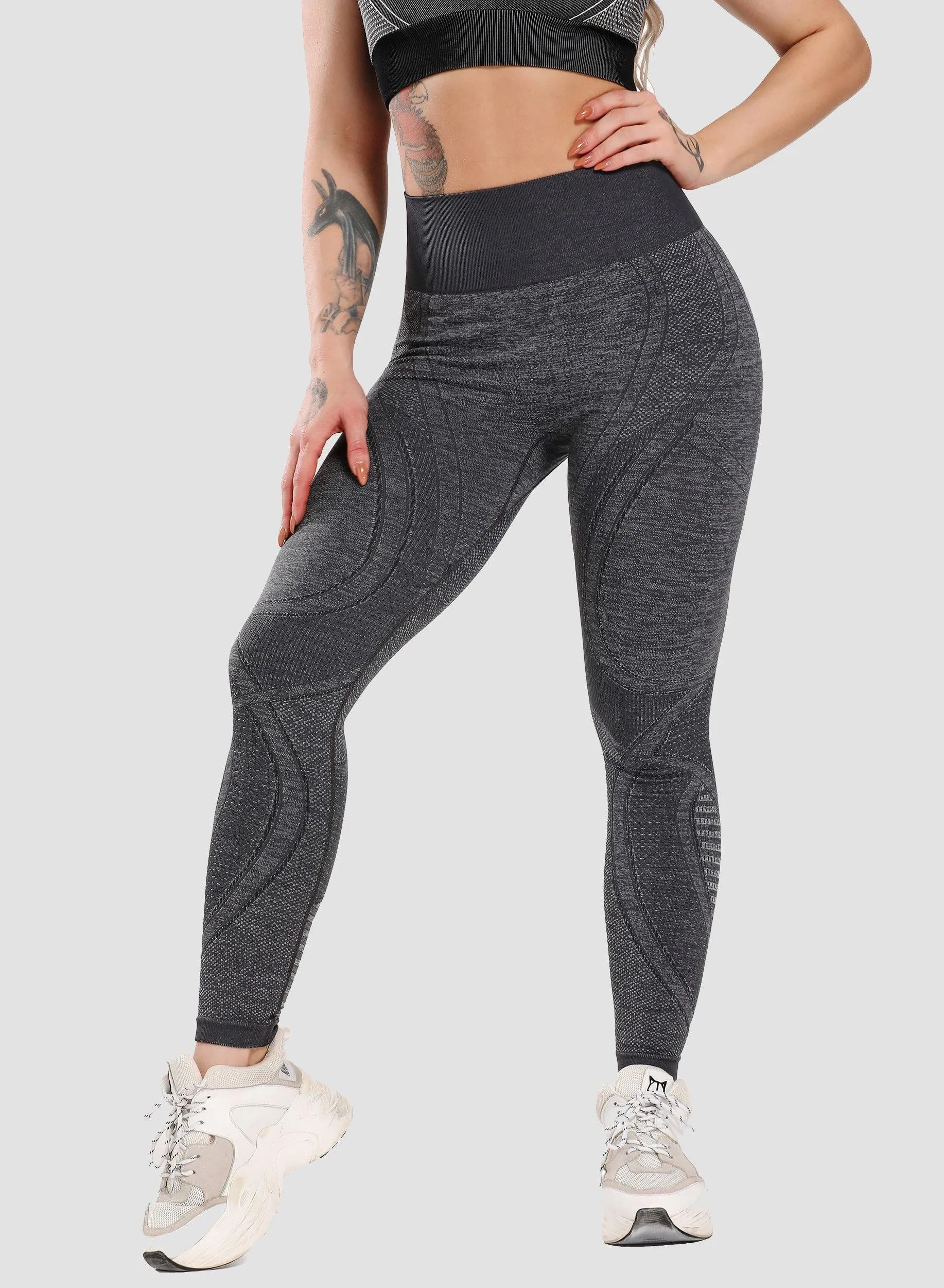 Women Breathable Seamless Sports Leggings