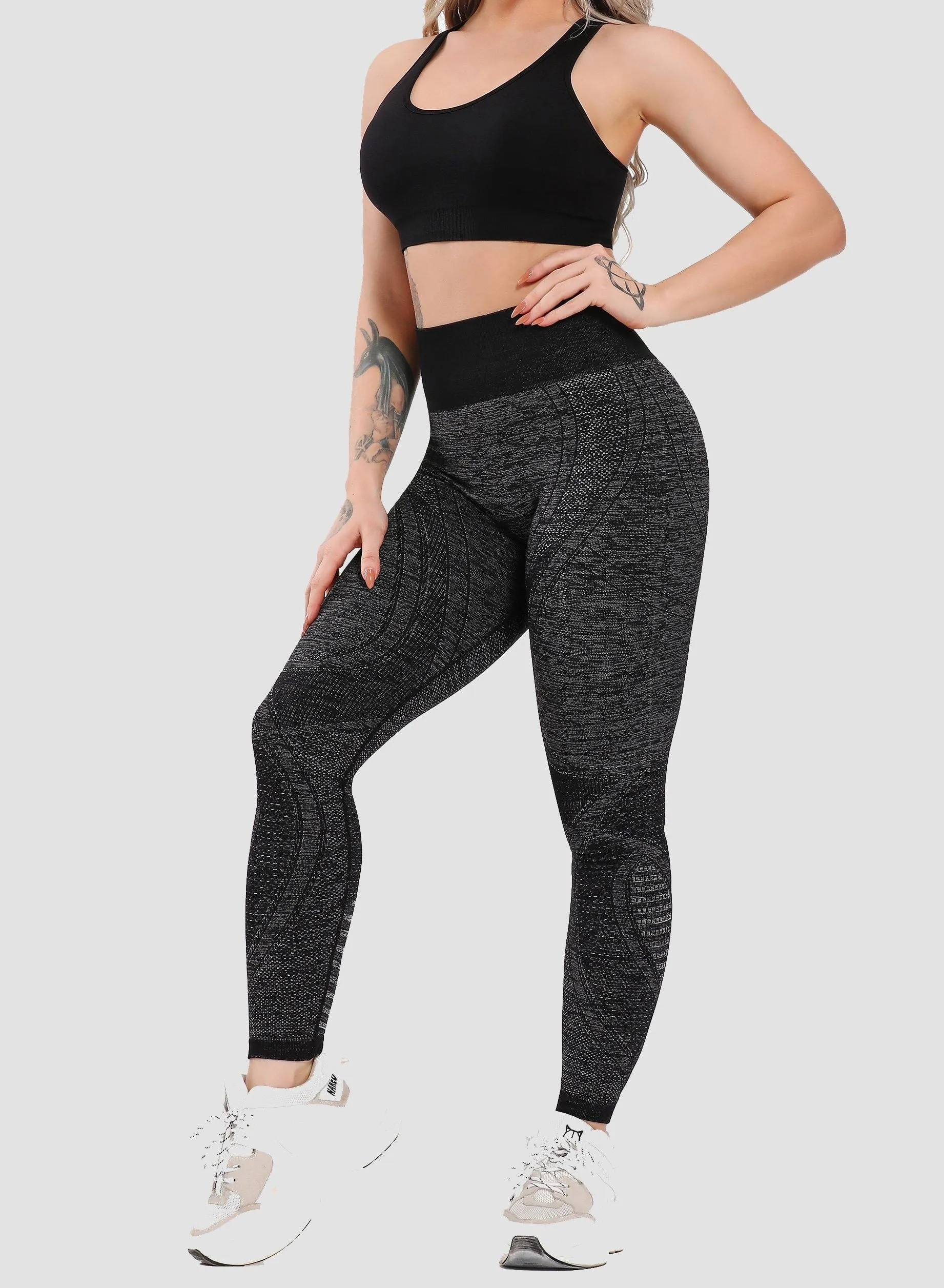 Women Breathable Seamless Sports Leggings