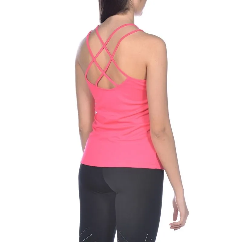 WOMEN'S SLIM STRAP GYM TANK TOP