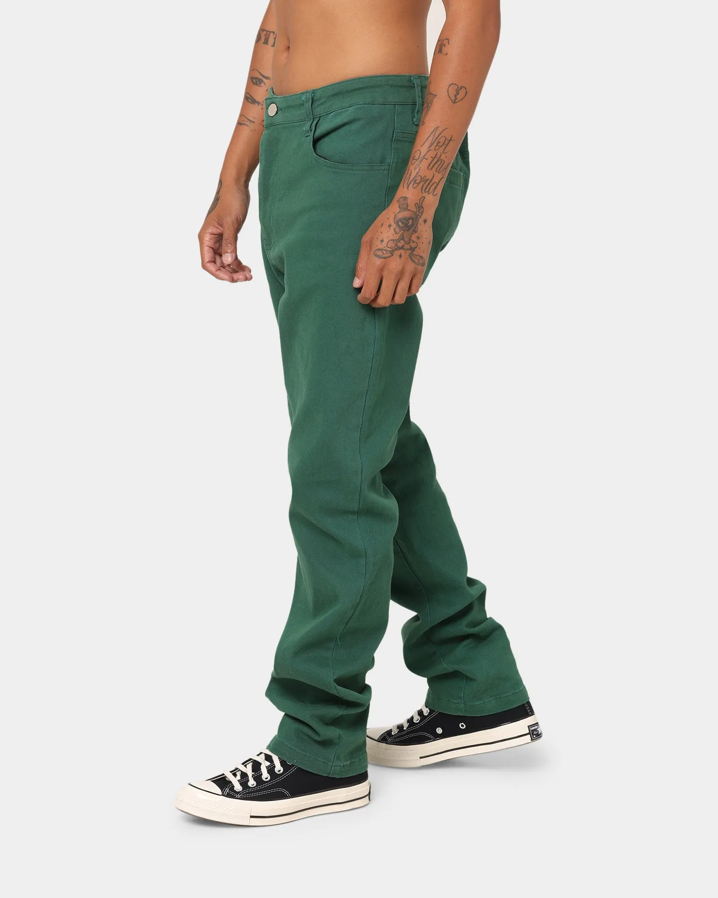 XXIII Beckett Baggy Jeans Green