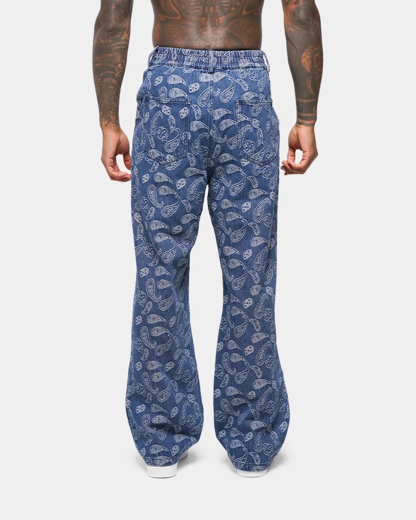 XXIII Teo Paisley Jeans Blue